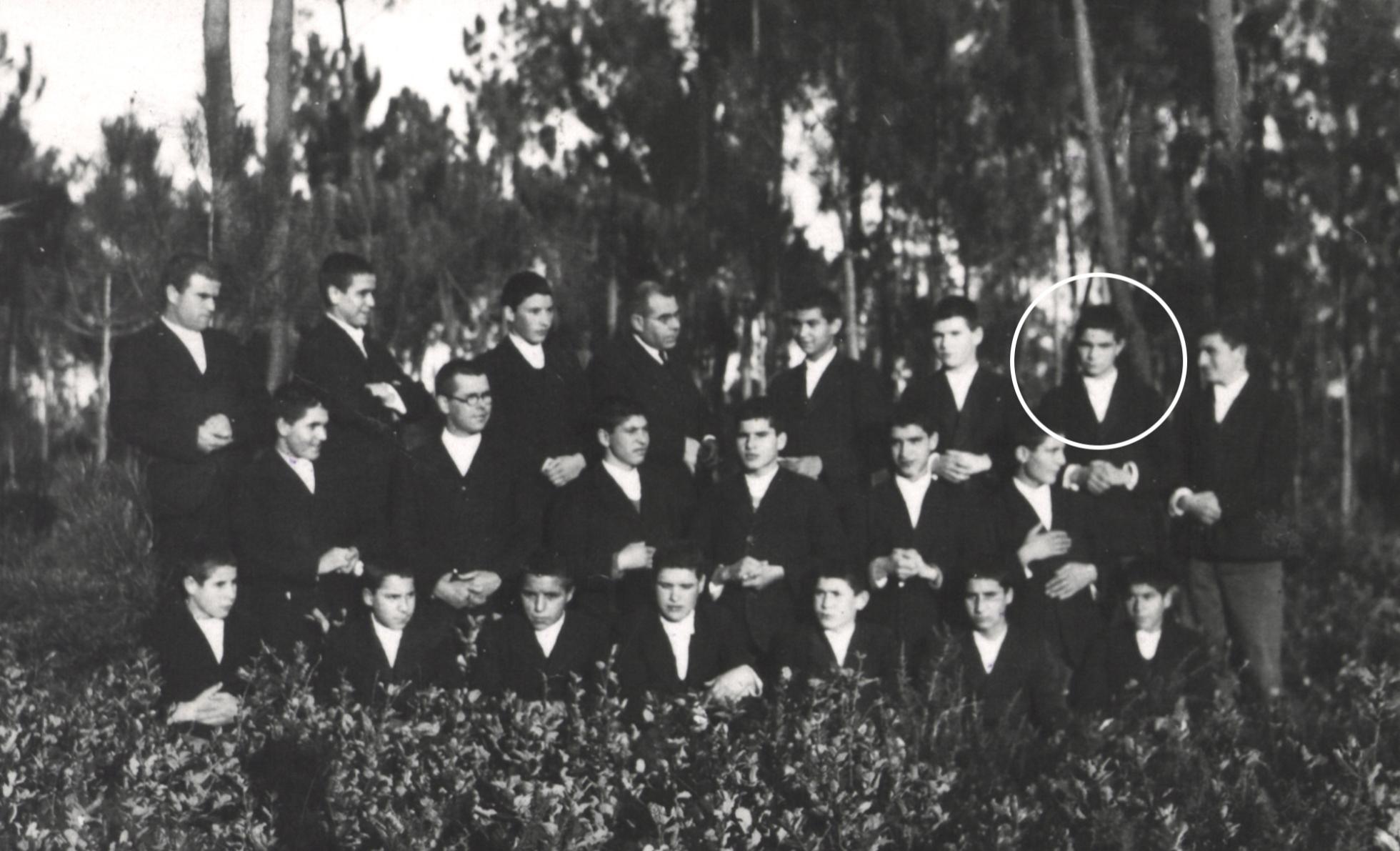 Padre Bento enquanto Postulante. Casa de Saúde do Telhal, Sintra, 1943.